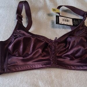Bali Deep Purple Satin Bra